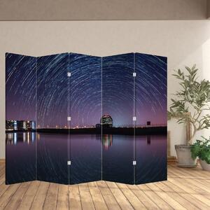 Paravan - Cerul nocturn și stele (210x170 cm)