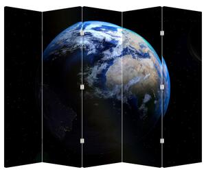 Paravan - Planeta Pământul (210x170 cm)