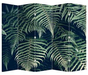 Paravan - Frunze de ferigă (210x170 cm)