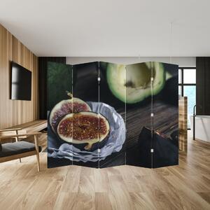 Paravan - fistic și avocado (210x170 cm)