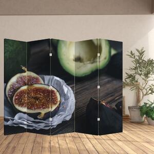 Paravan - fistic și avocado (210x170 cm)