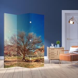 Paravan - Copac în deșert (126x170 cm)