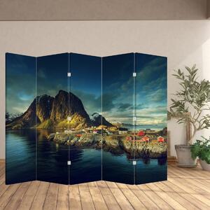Paravan - Sat de pescari din Norvegia (210x170 cm)