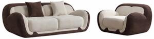 Set Sofa Elegance – canapea 2 locuri + fotoliu, spumă de înaltă calitate, compresat, fără asamblare