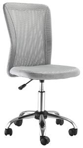 Vinsetto Scaun de Birou Ergonomic Fără Cotiere din Țesătură tip Plasă Gri | Aosom Romania