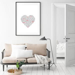 Poster - Love Heart (A4)