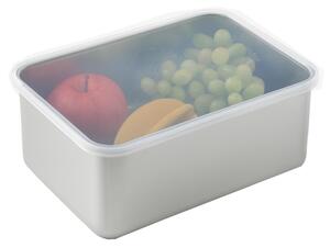 Tava gastronorm Pufo Chef din inox cu capac pentru depozitare alimente, ideal pentru catering, restaurante, fast food, capacitate 3 L