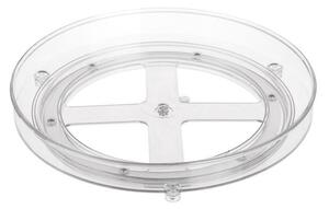 Organizator rotativ tip tava Pufo pentru frigider sau dulap cu suprafata antialunecare, 23.5 cm