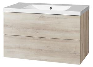 Mereo Mereo, Aira, dulap de baie din marmură turnată 101 cm, MER-CN722M