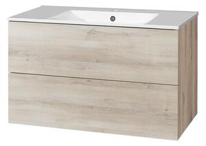 Mereo Mereo, Aira, dulap baie cu chiuveta ceramica 101 cm, MER-CN722