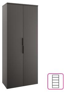 Z0ND0 Dulap cu rafturi Alegre (antracit) . 1116206