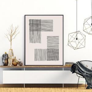 Poster - Abstracție pictată (A4)