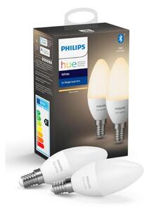 SET 2x LED Bec dimmabil Philips Hue WHITE E14/5,5W/230V 2700K