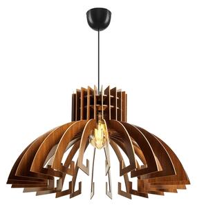 Lustră pe cablu 1xE27/60W/230V maro d. 39 cm