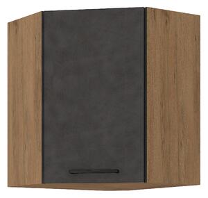 KONDELA Dulap superior, stejar lancelot/gri mat, VEGA 58x58 GN-72 1F