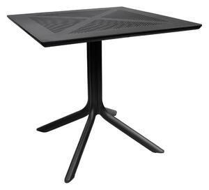 Z0ND0 Masă de grădină Disco (negru) (pentru 4 persoane). 1116297