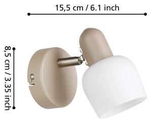 Spot de perete Eglo 900714 CORATO 1xE14/18W/230V
