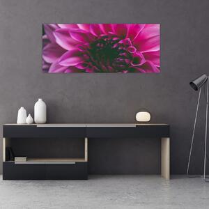 Tablou cu floarea roz (120x50 cm)