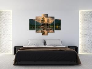 Tablou - lacul în munți (150x105 cm)