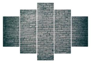 Tabloul cu perete din cărămidă (150x105 cm)