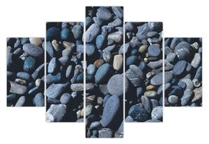 Tabloul cu pietre pe plajă (150x105 cm)