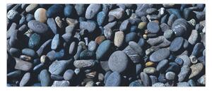 Tabloul cu pietre pe plajă (120x50 cm)