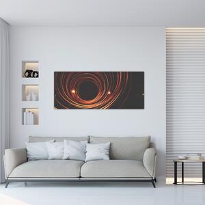 Tabloul cu linii abstracte (120x50 cm)
