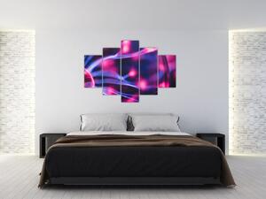 Tablou abstract mov (150x105 cm)