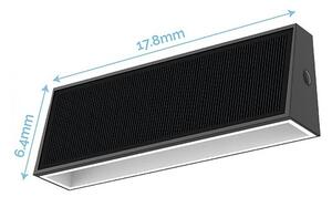 Aplică solară de perete LED Viking, 1,3 W, 3,7 V, IP44, 4000 K, 2000 mAh
