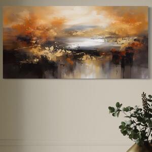 Tablou Canvas Premium LuxCanva® A1607, Infinit , Peisaj Abstract, Decorativ, Cosmos, Dormitor, Culori Vibrante