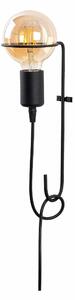 Lampa perete 3664, negru, metal, 9x30 cm