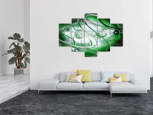 Tabloul abstract verde (150x105 cm)