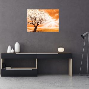 Tabloul cu pomul portocaliu (70x50 cm)