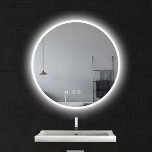 Oglinda rotunda cu iluminare LED si dezaburire 80 cm Fluminia, Calatrava