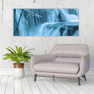 Tablou - cascadele închețate (120x50 cm)