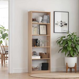 Biblioteca Adore Modern, 5 rafturi, 64x182x26 cm