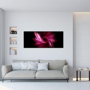 Tablou - abstracția în roz (120x50 cm)