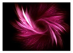 Tablou - abstracția în roz (70x50 cm)
