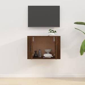 Dulap TV montat pe perete, stejar maro, 57x34,5x40 cm