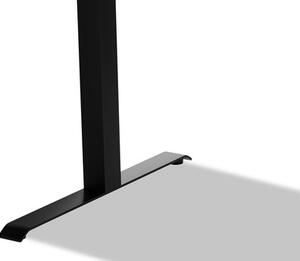Masă PC cu Înălțime reglabilă electric Fega Long 150 (Stejar wotan + Negru) . 1103356