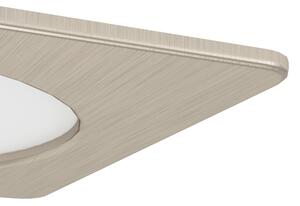 Eglo 901408 - Corp de iluminat LED încastrat FUEVA, 6,3 W, 230 V, 11,9 x 11,9 cm, crom