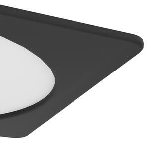 Eglo 901393 - Plafonieră LED FUEVA, 18,5W/230V, 21,6x21,6 cm, neagră