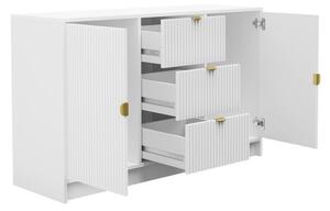 Comodă Rozoma 2D3SZ (Negru molet + auriu) . 1103672