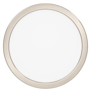 Eglo 901381 - Plafonieră LED FUEVA-Z RGBW dimabilă, sticlă fumurie, LED/11,2W/230V 21,1cm IP44 crom
