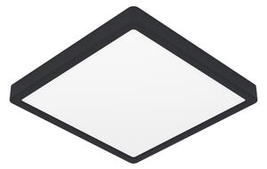 Eglo 901375 - FUEVA-Z Lampă de tavan LED RGBW dimabilă, sticlă fumurie, LED/13,5W/230V, 29,5cm, IP44, neagră