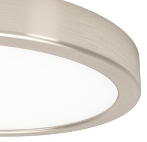 Eglo 901381 - Plafonieră LED FUEVA-Z RGBW dimabilă, sticlă fumurie, LED/11,2W/230V 21,1cm IP44 crom