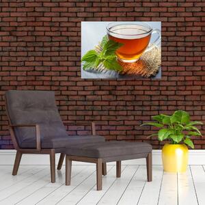 Tablou cu ceașca cu ceai (70x50 cm)