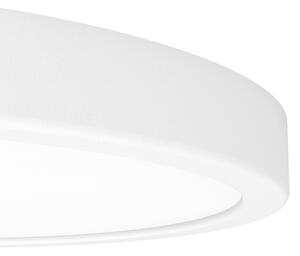 Eglo 901377 - Plafonieră LED RGBW dimabilă cu sticlă fumurie FUEVA-Z LED/14,3W/230V 27,8cm IP44 alb
