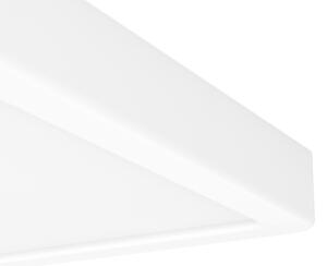 Eglo 901378 - Plafonieră LED RGBW reglabilă cu sticlă fumurie FUEVA-Z LED/10,5W/230V 22x22cm IP44 alb