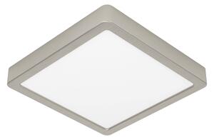 Eglo FUEVA-Z 901383-LED Plafonieră LED RGBW reglabilă cu sticlă fumurie, LED/10,5W/230V 22x22cm IP44 crom